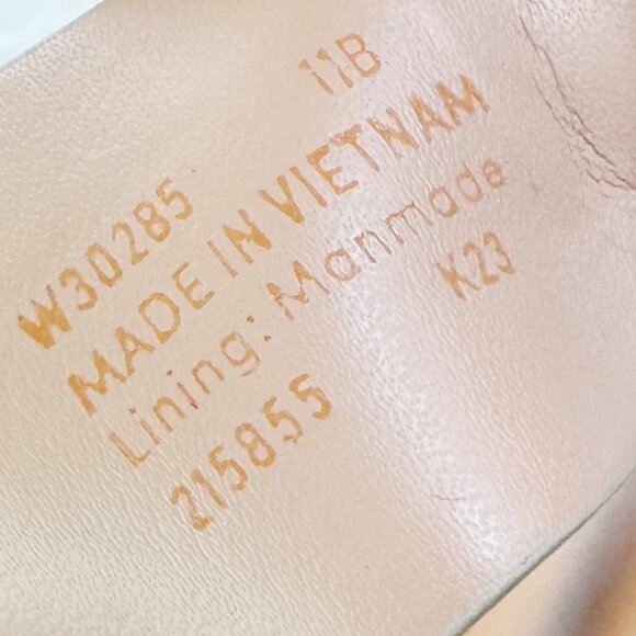 Cole Haan Metallic Gold and Tan Sandals - Picture 5 of 8